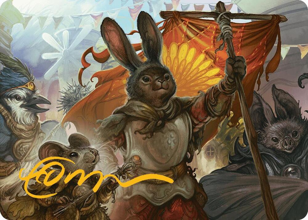 Valley Questcaller 2 Art Card Gold Stamped Signature 37 (Art Series: Bloomburrow)  | Good Games Adelaide SA