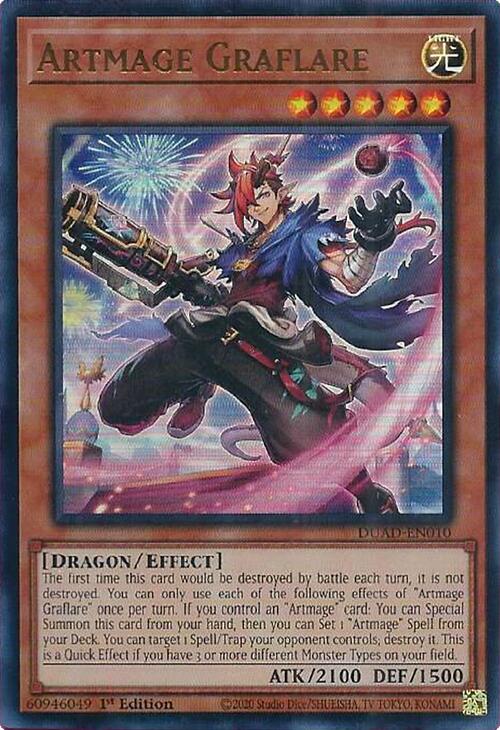 Artmage Graflare [DUAD-EN010] Ultra Rare | Good Games Adelaide SA