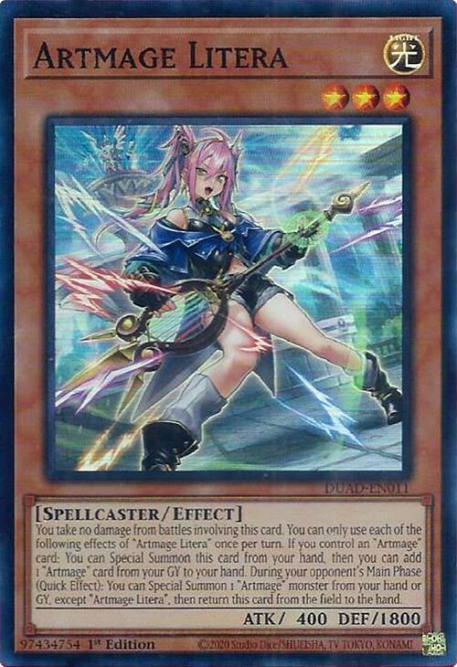 Artmage Litera [DUAD-EN011] Super Rare | Good Games Adelaide SA