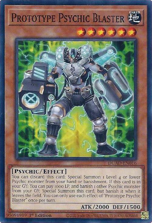 Prototype Psychic Blaster [DUAD-EN016] Common | Good Games Adelaide SA