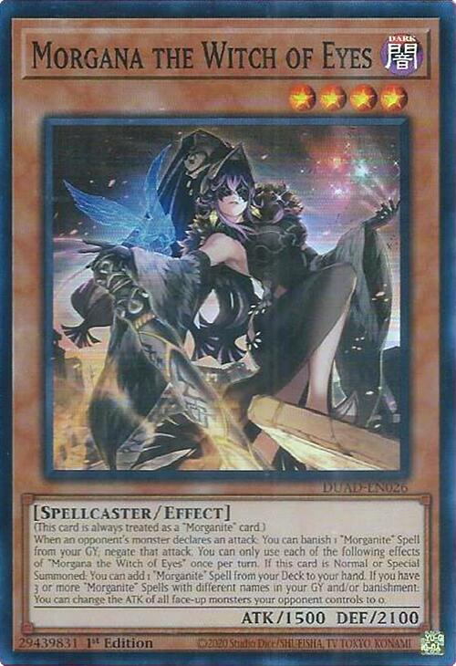 Morgana the Witch of Eyes [DUAD-EN026] Super Rare | Good Games Adelaide SA
