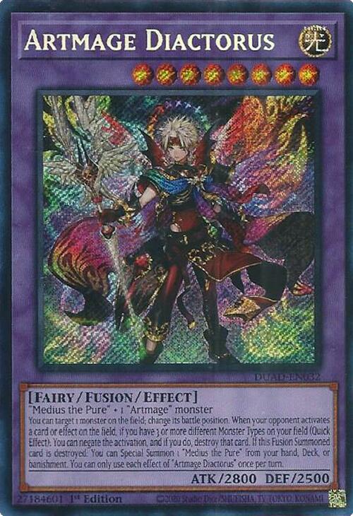 Artmage Diactorus [DUAD-EN032] Secret Rare | Good Games Adelaide SA