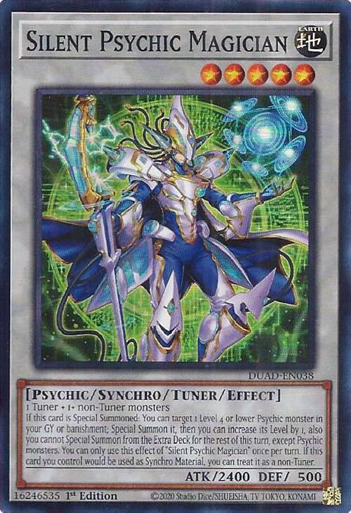 Silent Psychic Magician [DUAD-EN038] Super Rare | Good Games Adelaide SA