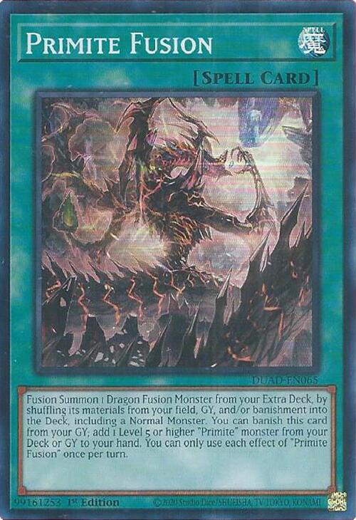 Primite Fusion [DUAD-EN065] Super Rare | Good Games Adelaide SA