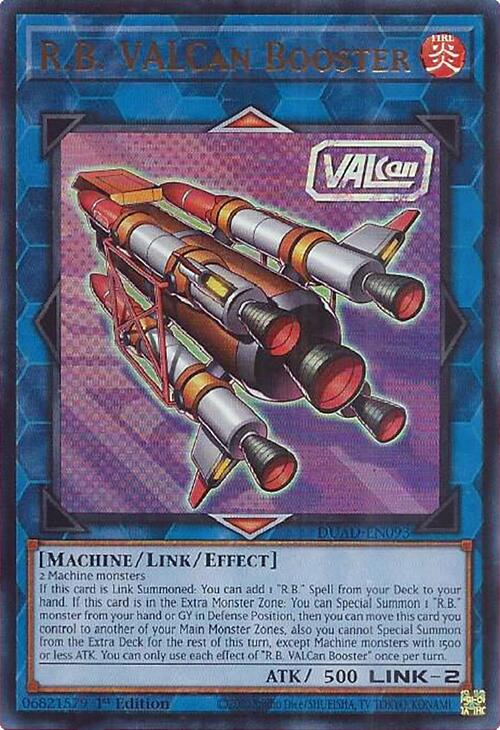 R.B. VALCan Booster [DUAD-EN093] Ultra Rare | Good Games Adelaide SA