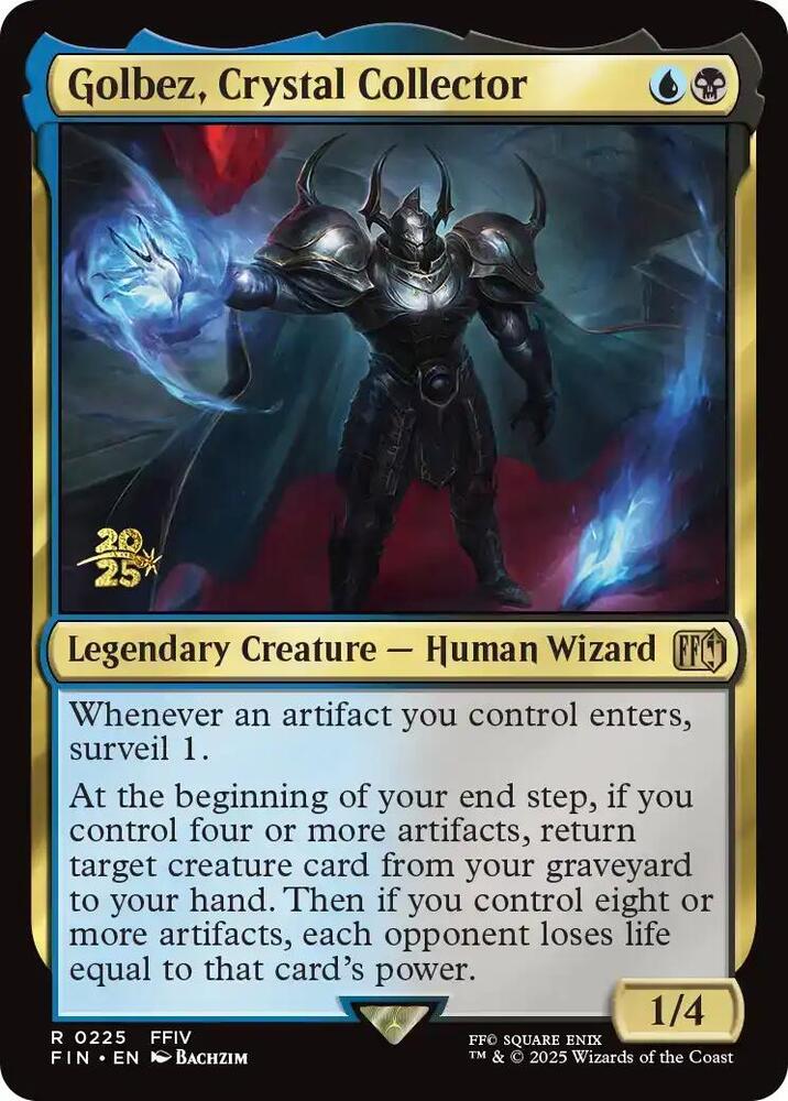 Golbez Crystal Collector 225 (Prerelease Cards)  - Foil | Good Games Adelaide SA