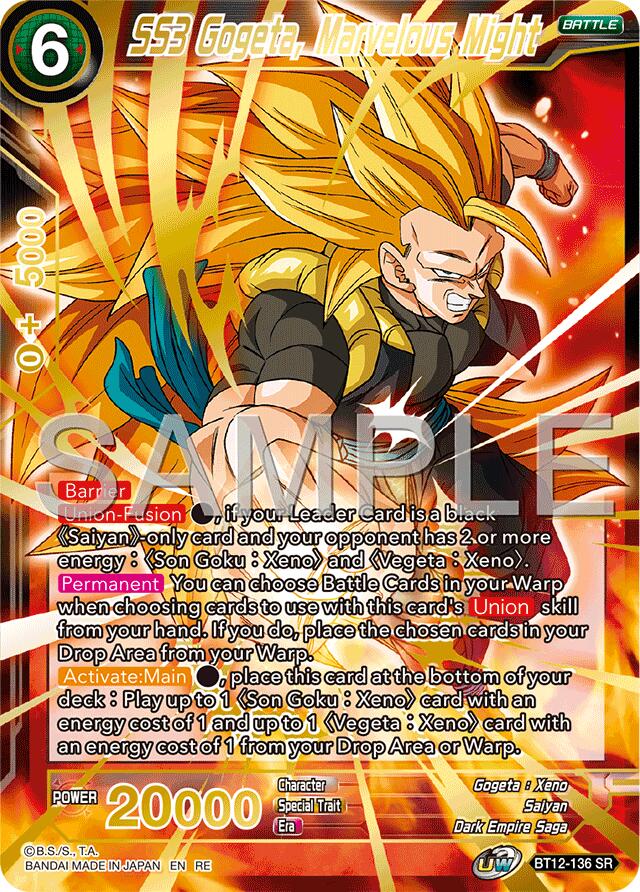 SS3 Gogeta, Marvelous Might (Reprint) (BT12-136) [Premium Anniversary Box 2025] | Good Games Adelaide SA
