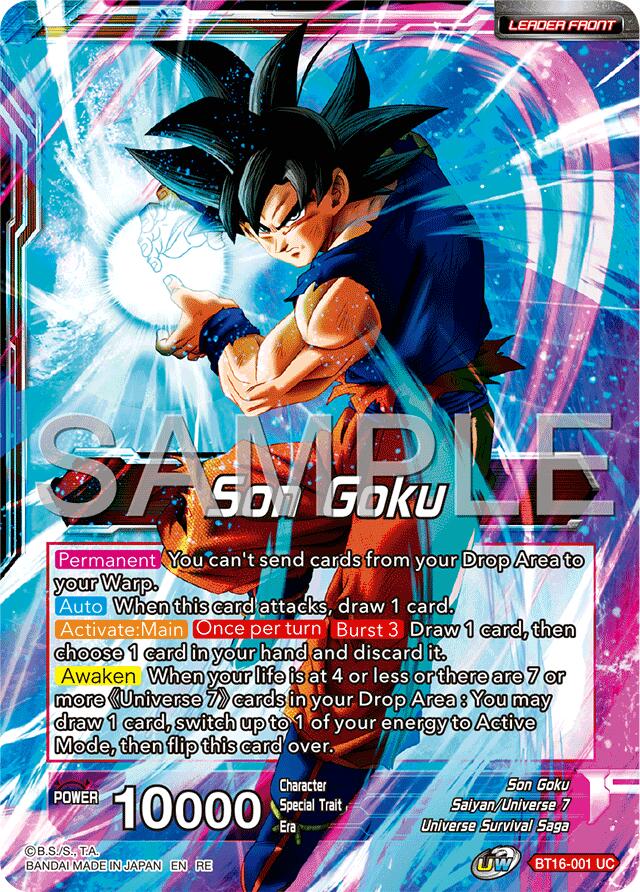 Son Goku // Son Goku, Supreme Warrior (Reprint) (BT16-001) [Premium Anniversary Box 2025] | Good Games Adelaide SA