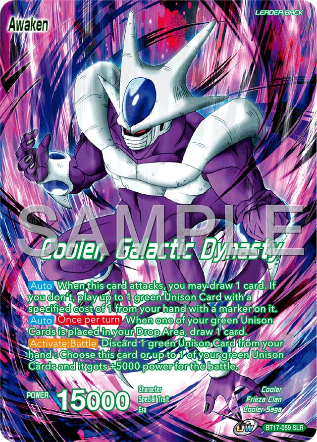 Cooler // Cooler, Galactic Dynasty (Reprint) (BT17-059) [Premium Anniversary Box 2025] | Good Games Adelaide SA