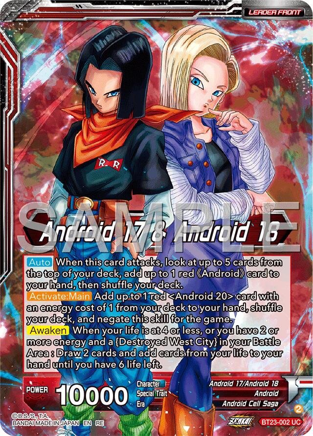 Android 17 & Android 18 // Android 17 & Android 18, Future Evil (BT23-002) [Premium Anniversary Box 2025] | Good Games Adelaide SA
