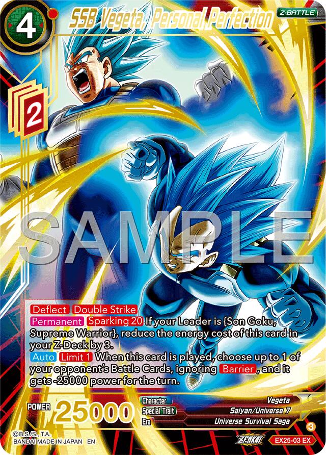 SSB Vegeta, Personal Perfection (EX25-03) [Premium Anniversary Box 2025] | Good Games Adelaide SA