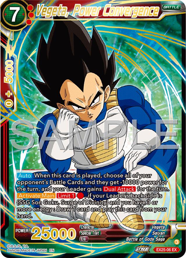 Vegeta, Power Convergence (EX25-06) [Premium Anniversary Box 2025] | Good Games Adelaide SA