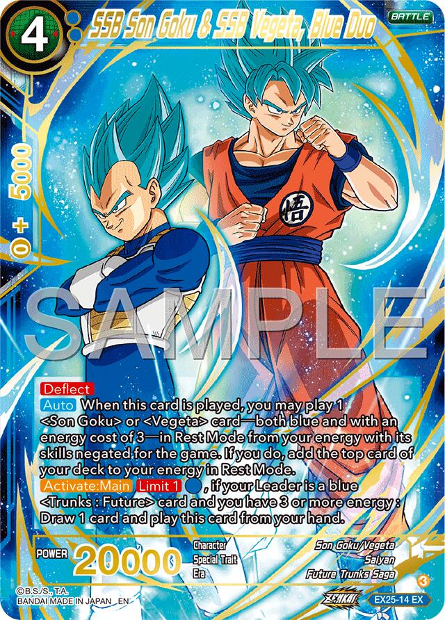 SSB Son Goku & SSB Vegeta, Blue Duo (EX25-14) [Premium Anniversary Box 2025] | Good Games Adelaide SA