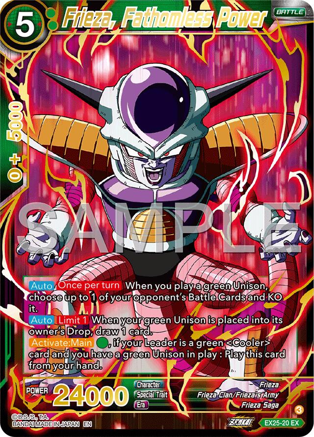 Frieza, Fathomless Power (EX25-20) [Premium Anniversary Box 2025] | Good Games Adelaide SA