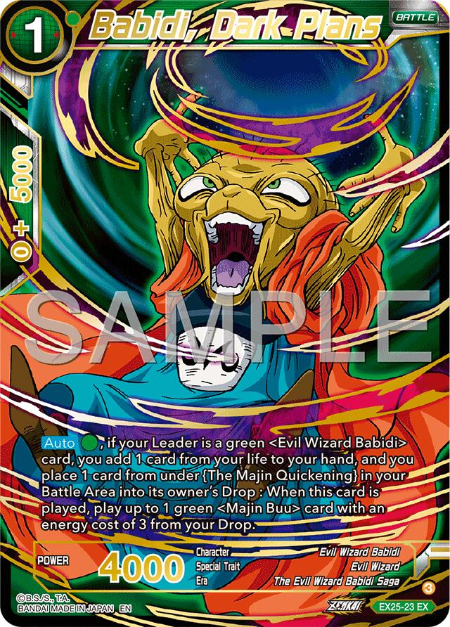 Babidi, Dark Plans (EX25-23) [Premium Anniversary Box 2025] | Good Games Adelaide SA