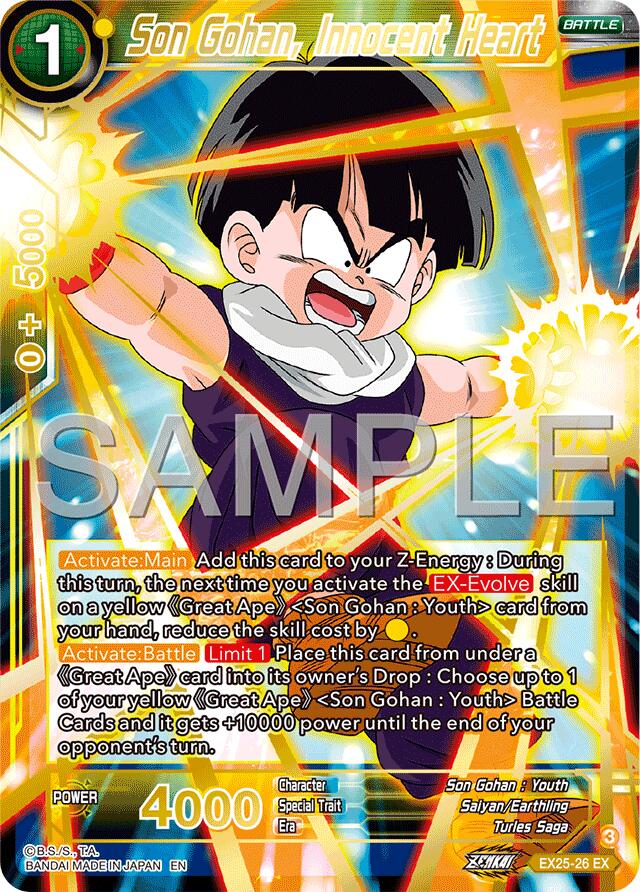 Son Gohan, Innocent Heart (EX25-26) [Premium Anniversary Box 2025] | Good Games Adelaide SA