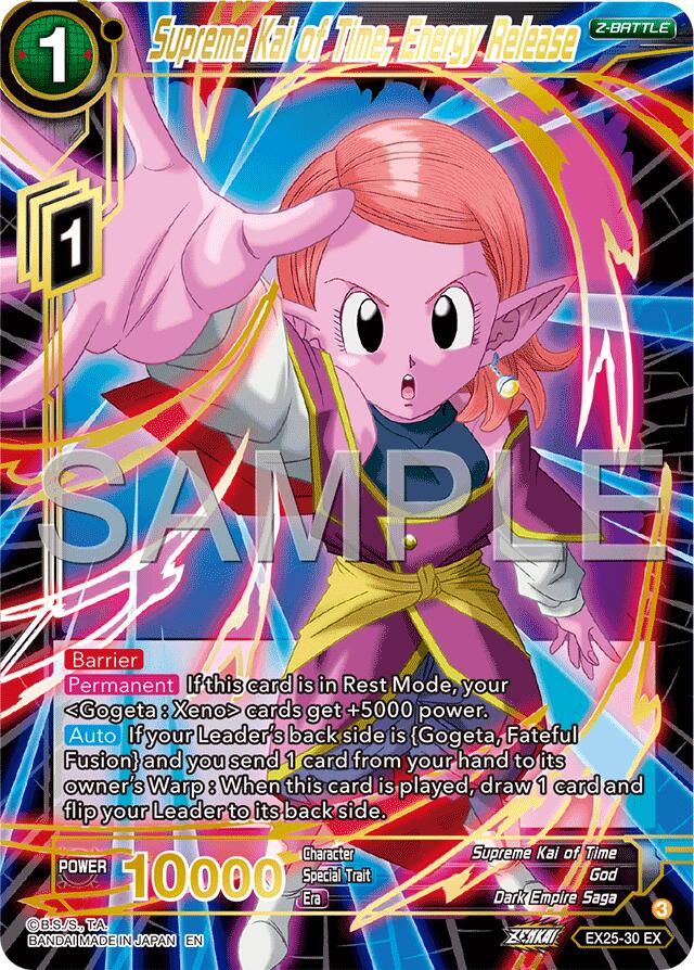 Supreme Kai of Time, Energy Release (EX25-30) [Premium Anniversary Box 2025] | Good Games Adelaide SA