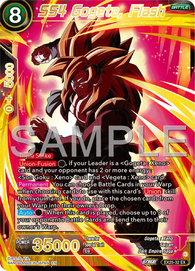 SS4 Gogeta, Flash (EX25-32) [Premium Anniversary Box 2025] | Good Games Adelaide SA