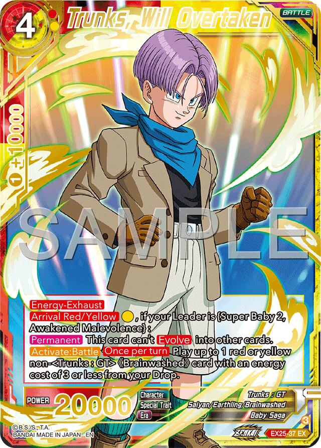 Trunks, Will Overtaken (EX25-37) [Premium Anniversary Box 2025] | Good Games Adelaide SA