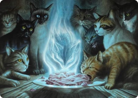 Can't Stay Away Art Card [Innistrad: Midnight Hunt Art Series] | Good Games Adelaide SA