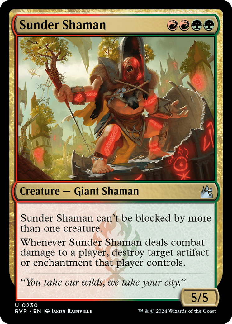 Sunder Shaman [Ravnica Remastered] | Good Games Adelaide SA