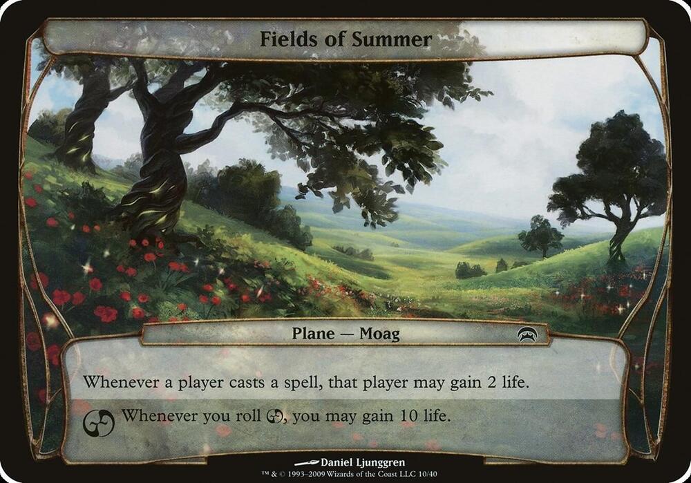 Fields of Summer Planechase  (Oversize Cards)  | Good Games Adelaide SA