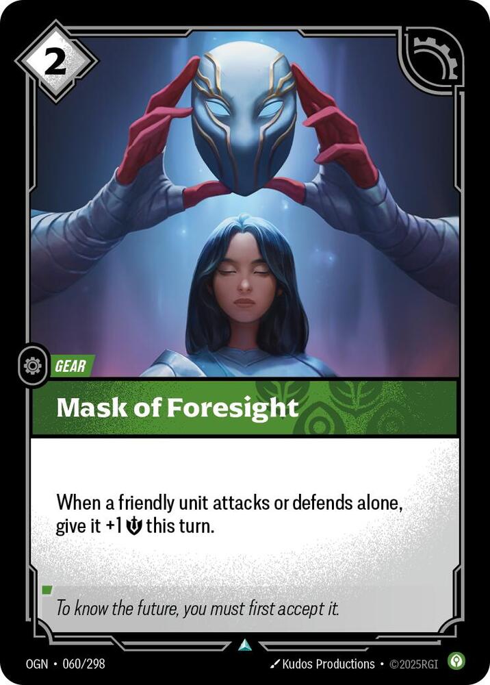 Mask of Foresight 060/298 (Origins)  | Good Games Adelaide SA