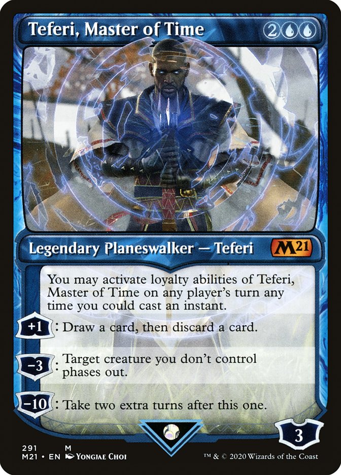 Teferi, Master of Time (Showcase) (291) [Core Set 2021] | Good Games Adelaide SA