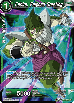 Cabira, Feigned Greeting (Uncommon) [BT13-070] | Good Games Adelaide SA