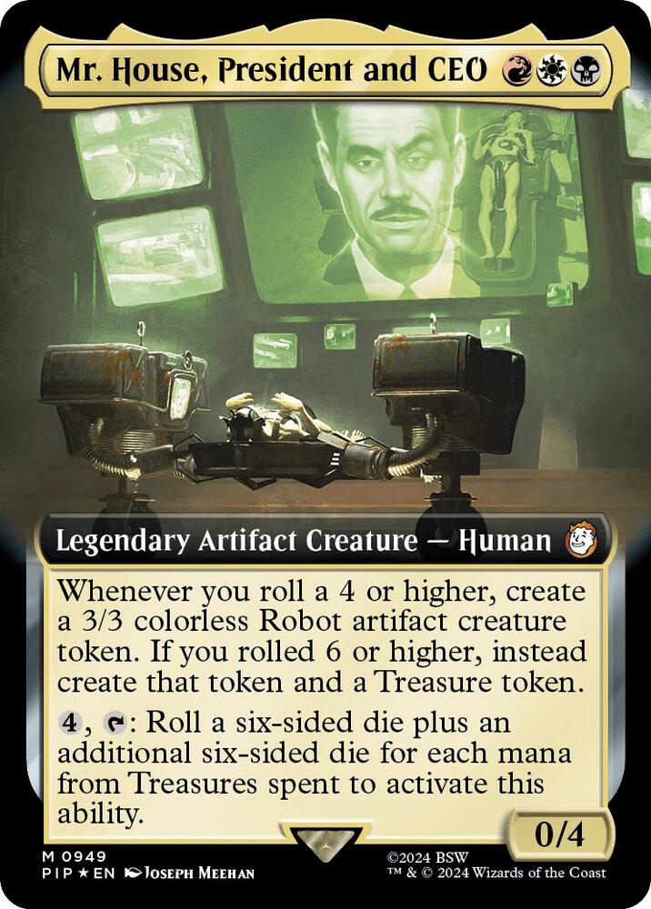 Mr. House, President and CEO 949 (Universes Beyond: Fallout)  - Foil | Good Games Adelaide SA