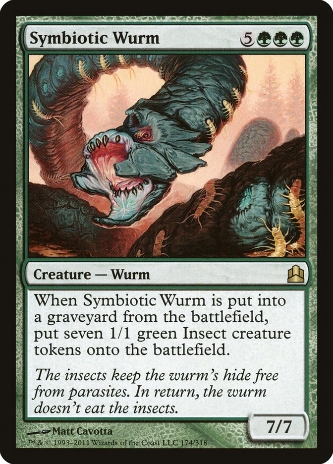 Symbiotic Wurm [Commander 2011] | Good Games Adelaide SA