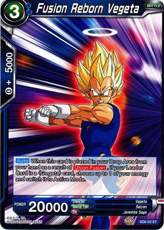 Fusion Reborn Vegeta (Starter Deck - Resurrected Fusion) (SD6-02) [Miraculous Revival] | Good Games Adelaide SA