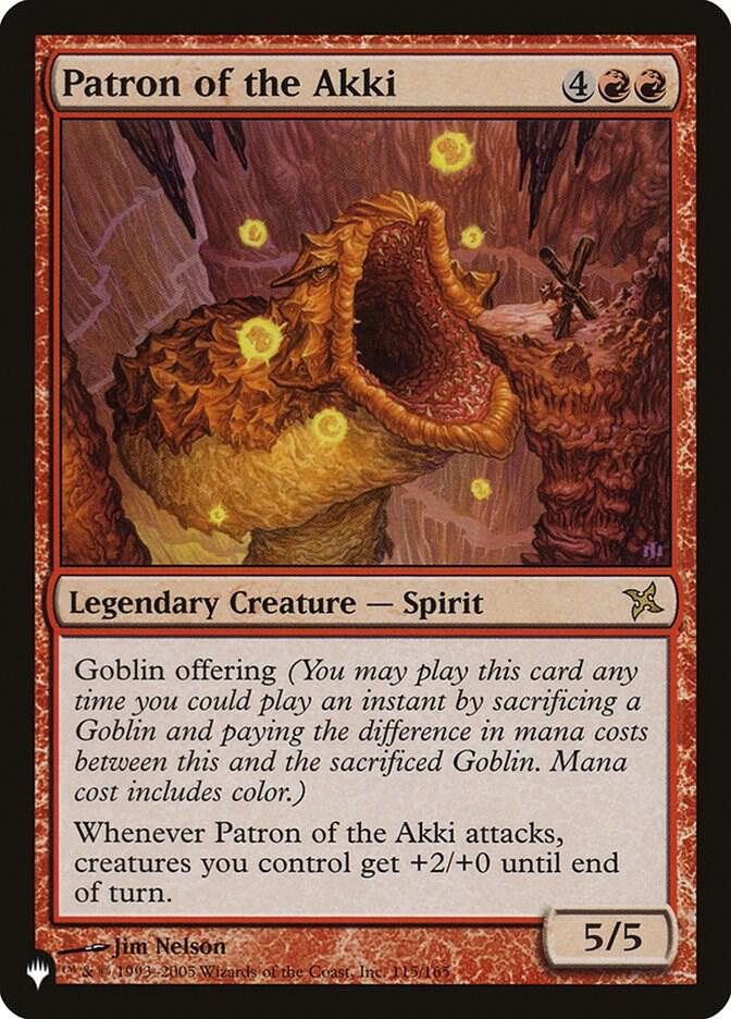 Patron of the Akki 115/165 (The List Reprints)  | Good Games Adelaide SA