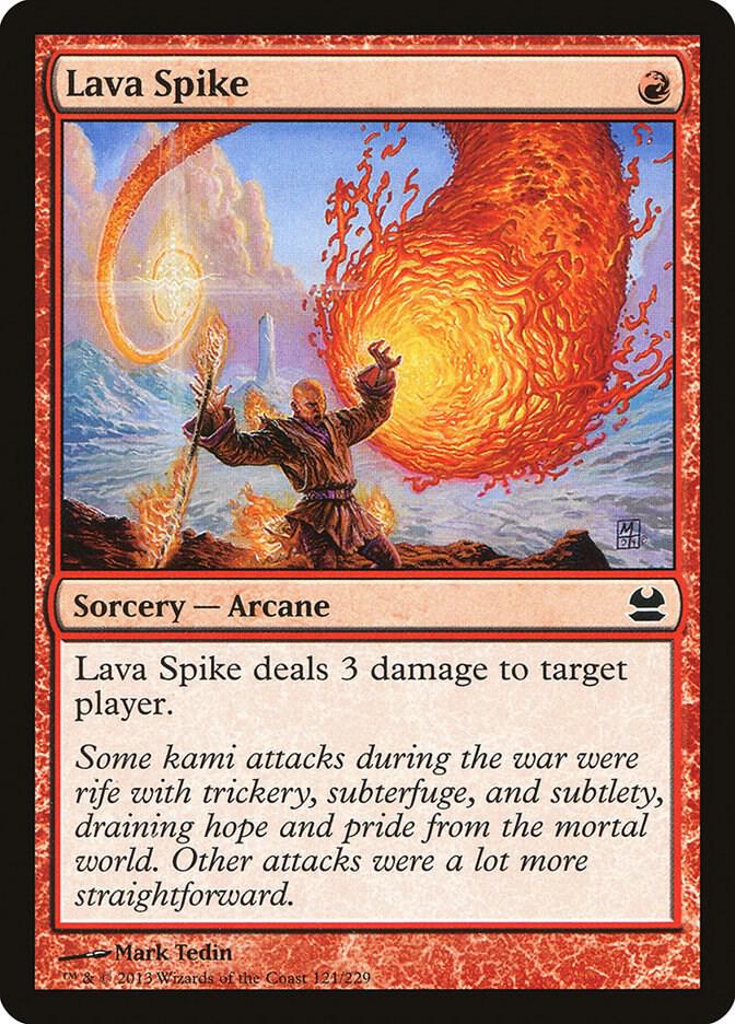 Lava Spike 121 (Modern Masters)  - Foil | Good Games Adelaide SA