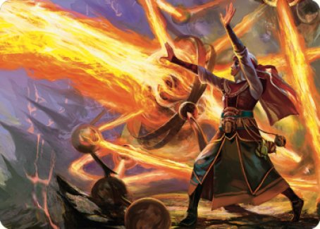 Ghitu Amplifier Art Card [Dominaria United Art Series] | Good Games Adelaide SA