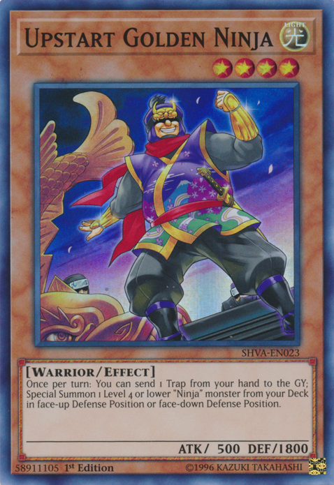 Upstart Golden Ninja [SHVA-EN023] Super Rare | Good Games Adelaide SA