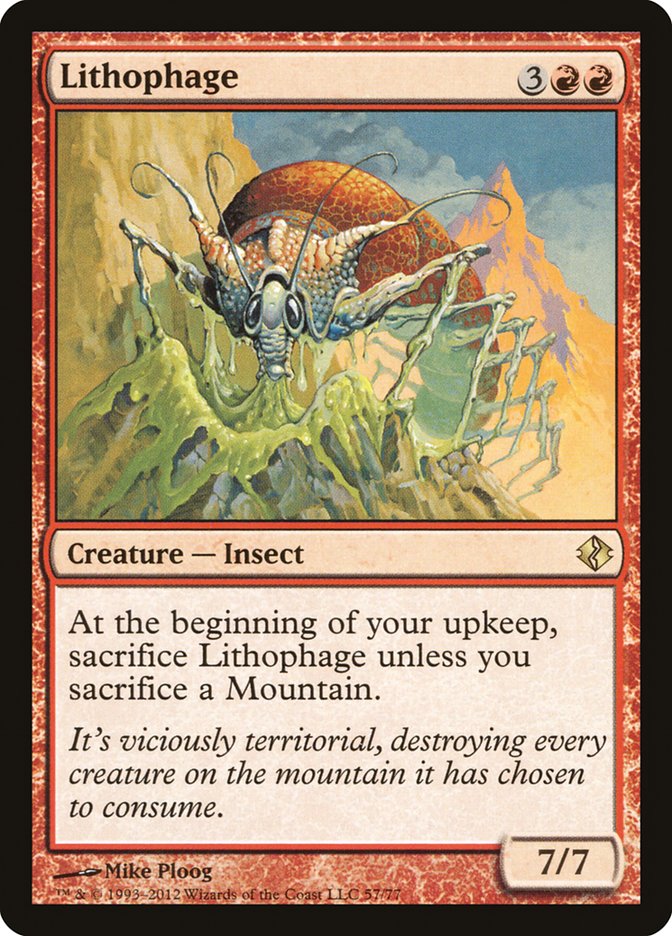 Lithophage 57 (Duel Decks: Venser vs. Koth)  | Good Games Adelaide SA