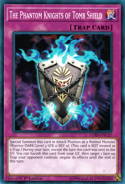 The Phantom Knights of Tomb Shield [LEHD-ENC27] Common | Good Games Adelaide SA