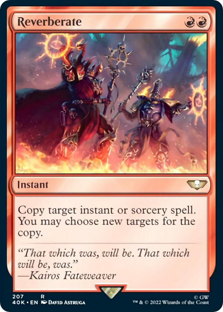 Reverberate Surge Foil 207 (Universes Beyond: Warhammer 40,000)  - Foil | Good Games Adelaide SA