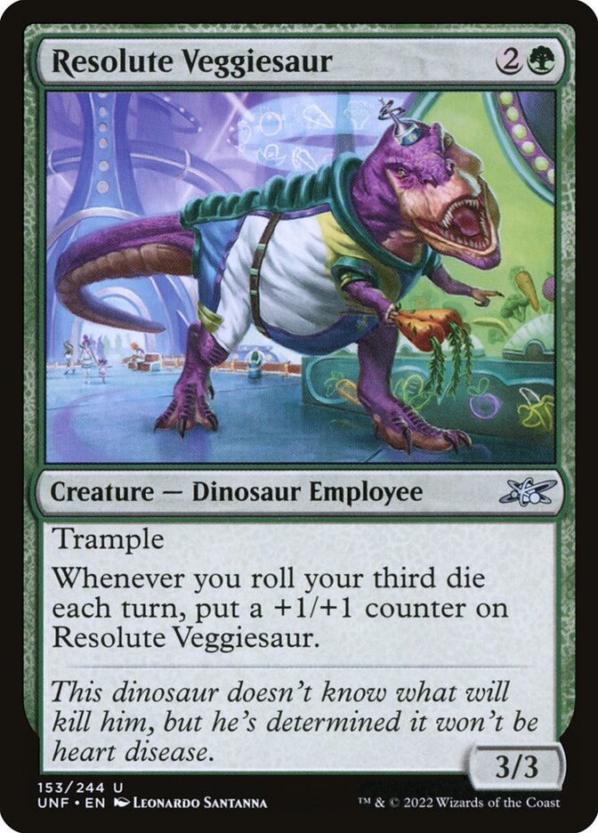 Resolute Veggiesaur 153 (Unfinity)  | Good Games Adelaide SA