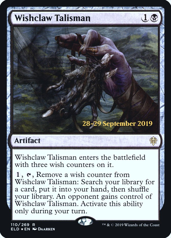 Wishclaw Talisman  [Throne of Eldraine Prerelease Promos] | Good Games Adelaide SA