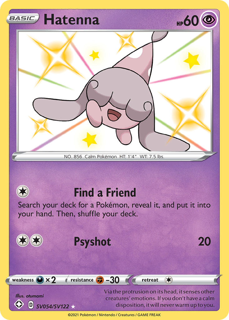 Hatenna (SV054/SV122) [Sword & Shield: Shining Fates] | Good Games Adelaide SA