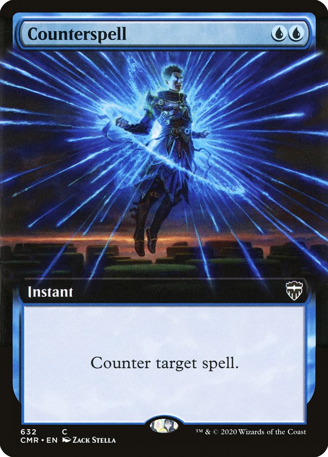 Counterspell (Extended Art) [Commander Legends] | Good Games Adelaide SA