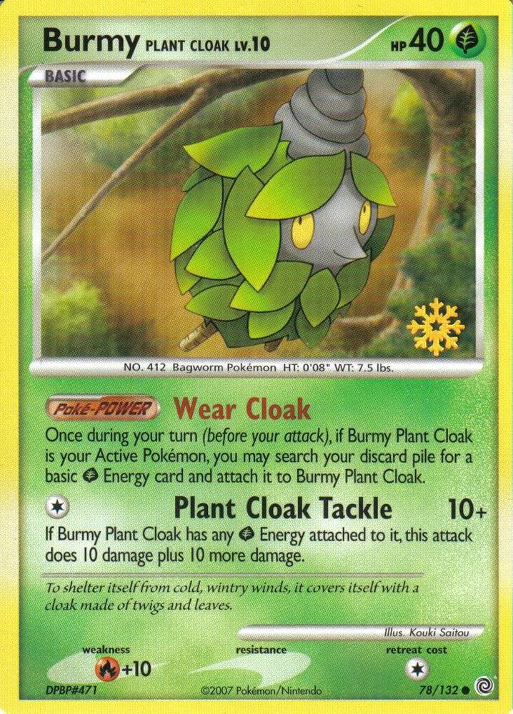 Burmy Plant Cloak 78 132 078/132 (Countdown Calendar Promos)  | Good Games Adelaide SA