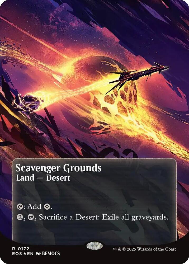 Scavenger Grounds  172 (Edge of Eternities: Stellar Sights)  - Foil | Good Games Adelaide SA