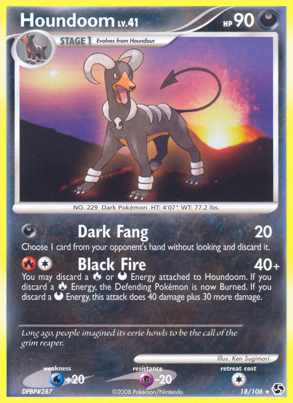 Houndoom (18/106) [Diamond & Pearl: Great Encounters] | Good Games Adelaide SA