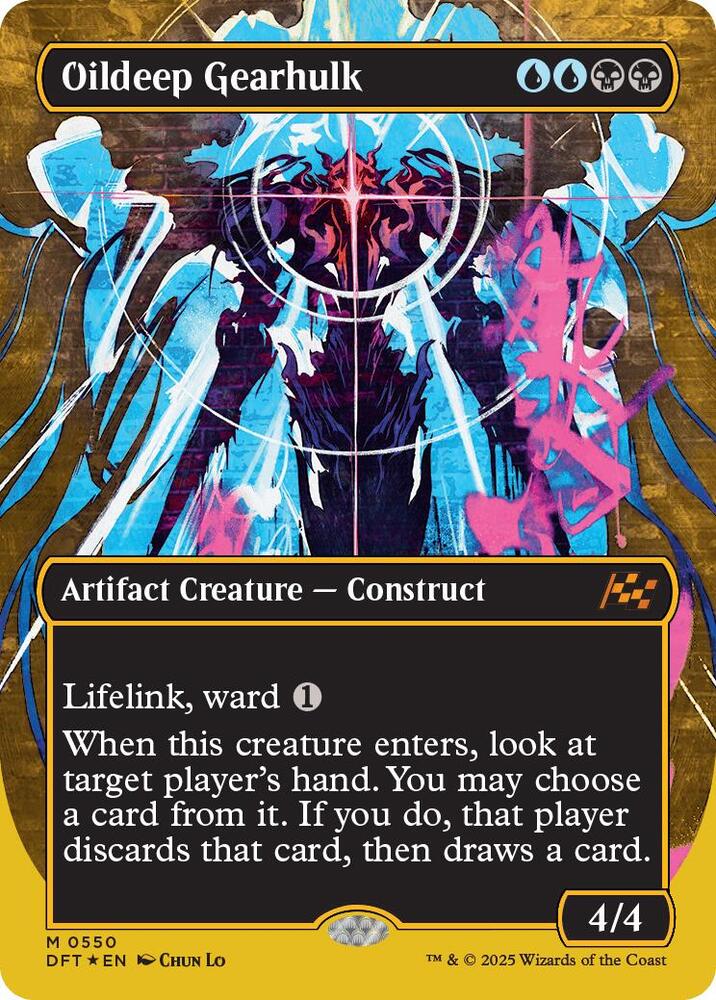 Oildeep Gearhulk 550 (Aetherdrift)  - Foil | Good Games Adelaide SA