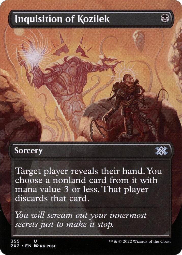 Inquisition of Kozilek Borderless 355 (Double Masters 2022)  | Good Games Adelaide SA