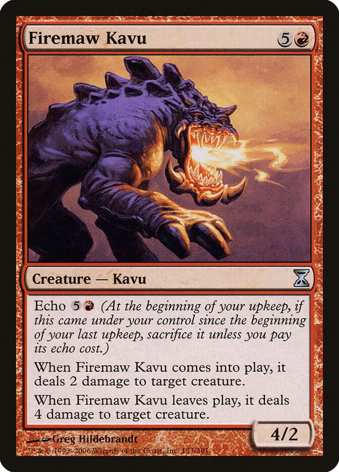 Firemaw Kavu 153 (Time Spiral)  - Foil | Good Games Adelaide SA