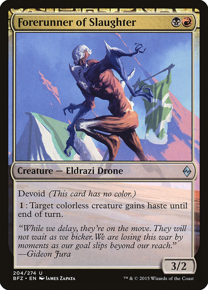 Forerunner of Slaughter 204 (Battle for Zendikar)  | Good Games Adelaide SA